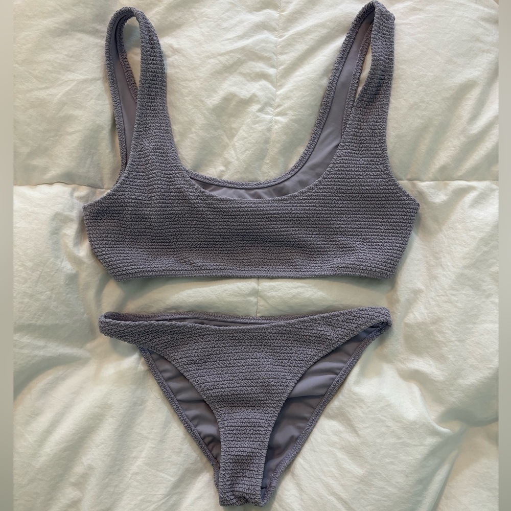 PACSUN GREY BIKINI SET